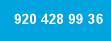 920 428 99 36 920 428 99 36